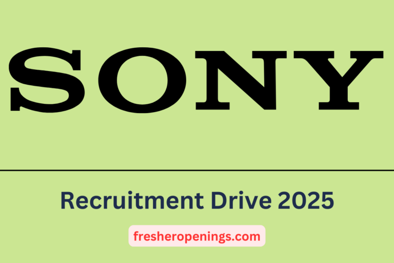 Sony India Off Campus 2025