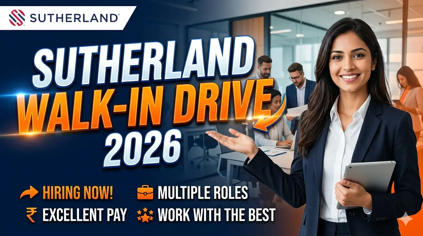 Sutherland Walk-in Jobs 2026