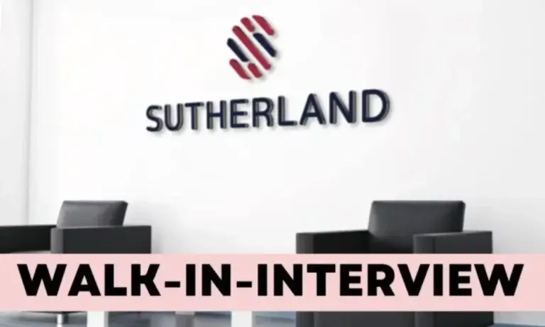 Sutherland Walk-in for Freshers 2025