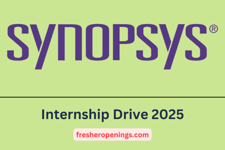 Synopsys Internship Drive 2025