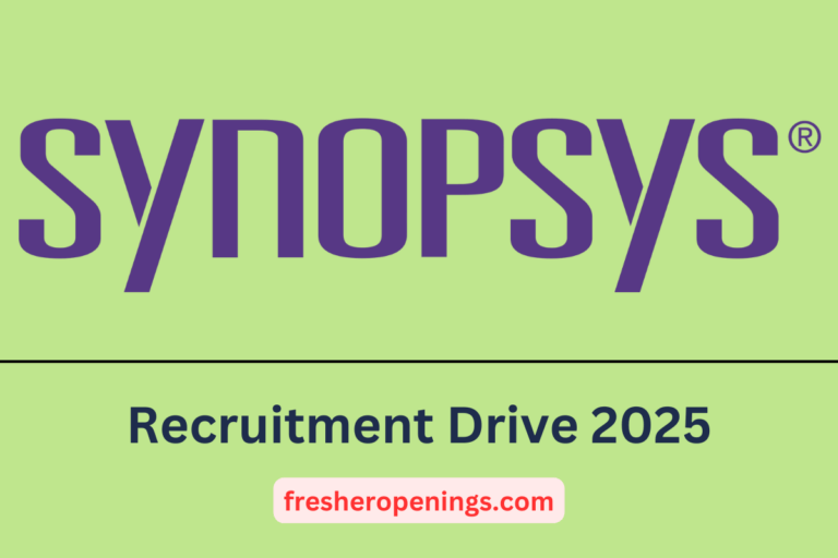 Synopsys Jobs for Freshers 2025