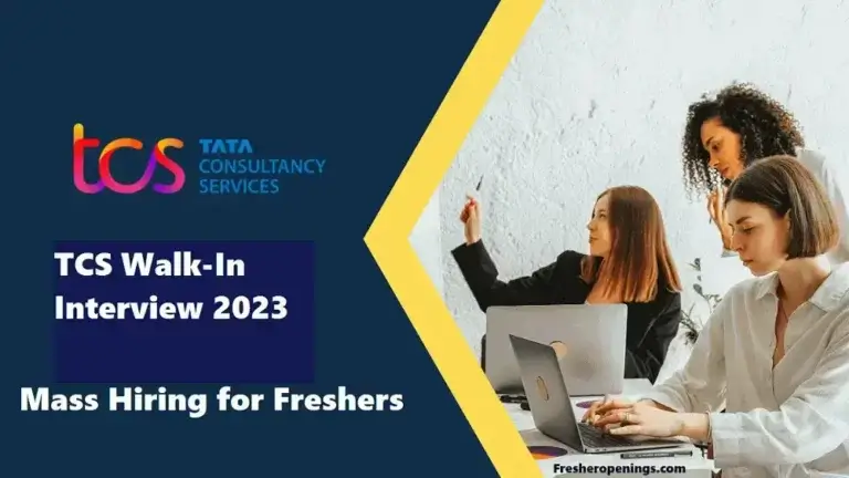 TCS Walk-in Drive 2023-2024