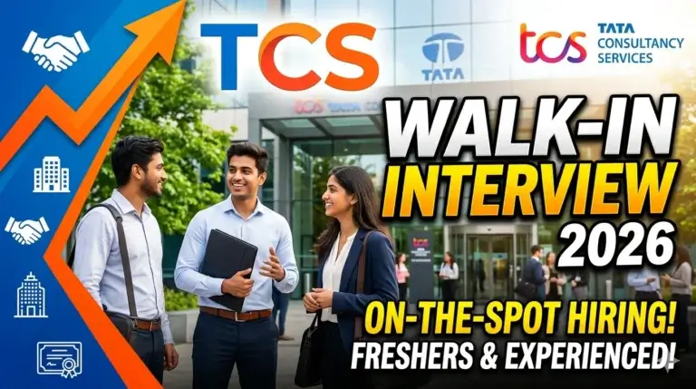 TCS Walk-in Interview 2026