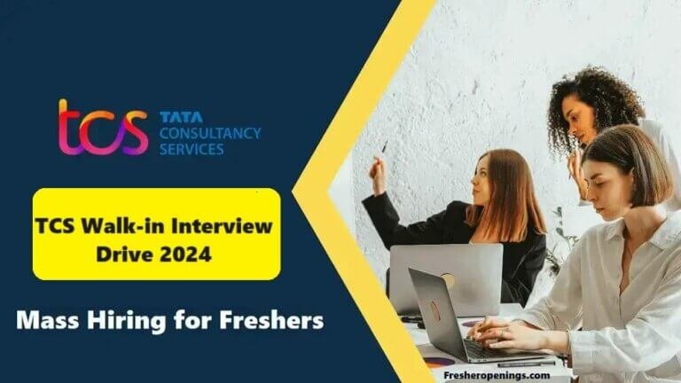 TCS Walkin Interview Drive 2024