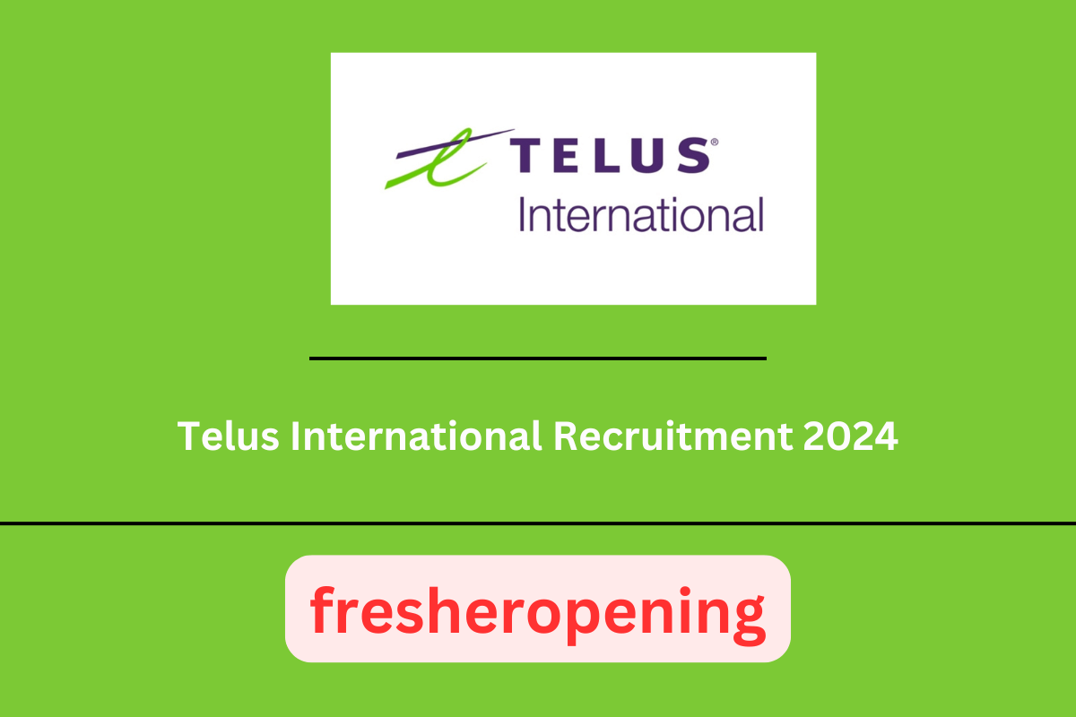 Telus International Jobs 2024 Hiring For Freshers Work From Home Telus International Jobs 2024 Hiring For Freshers Work From Home