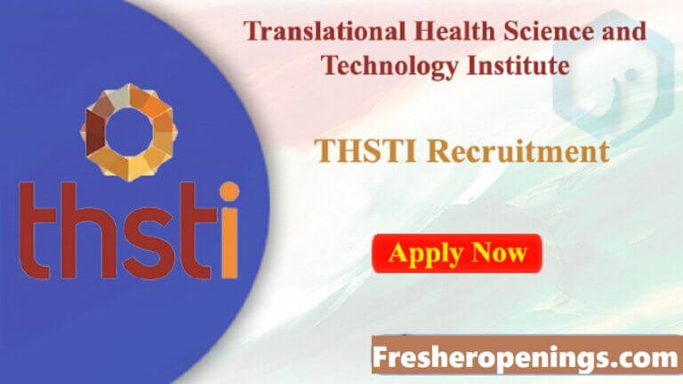 THSTI Walk-in-Interview 2023
