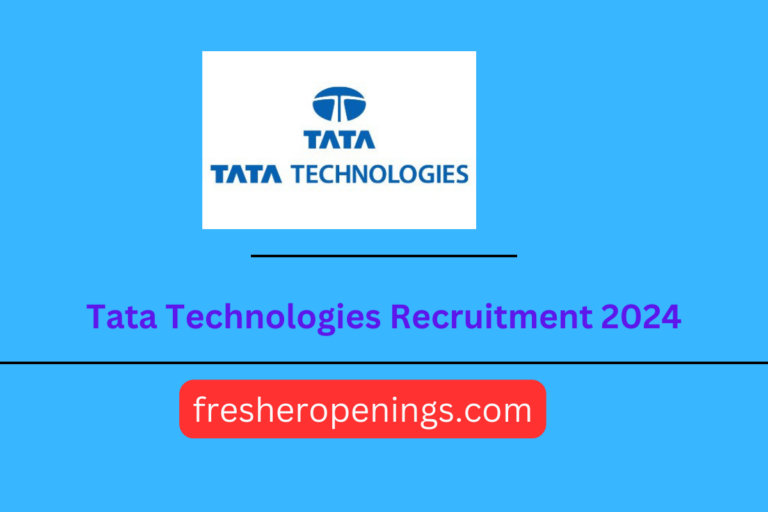 Tata Technologies Recruitment 2024