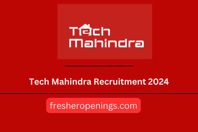 Tech Mahindra Mega Walk-in Drive 2024