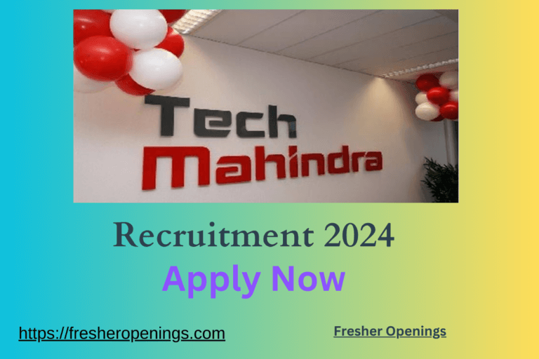 Tech Mahindra mega Walk-in Drive 2024