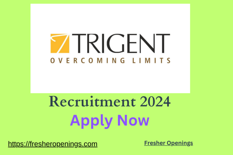 Trigent Software Off Campus Drive 2024