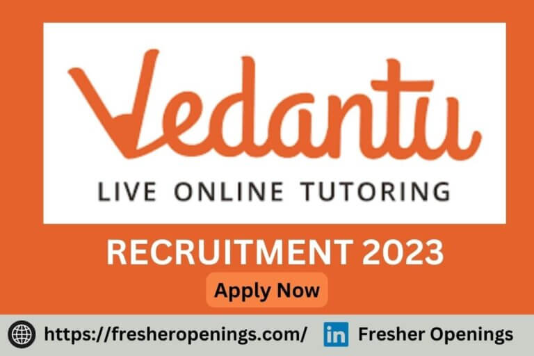Vedantu Fresher Jobs 2023-2024