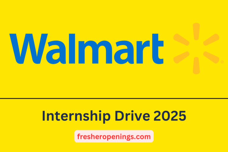 Walmart Global Internship Drive 2025