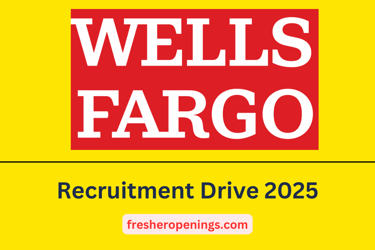 Wells Fargo Off Campus Drive 2025 for Freshers