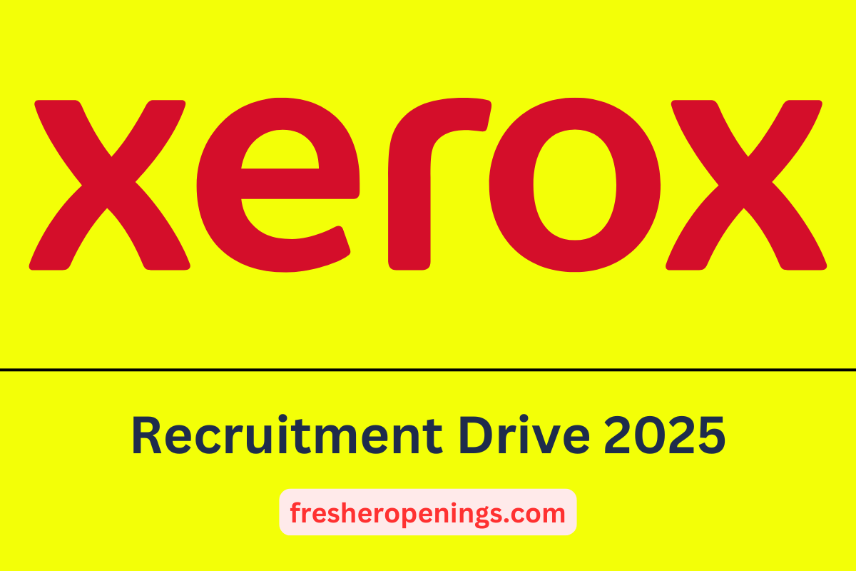 Xerox Off Campus 2025 : Hiring as Software Engineer | Salary- up to 10 LPA