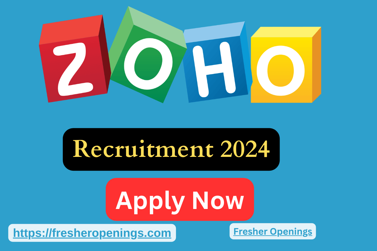 ZOHO Off Campus Jobs Drive 2024