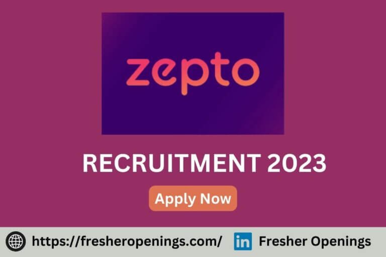 Zepto Job Alerts 2023-2024