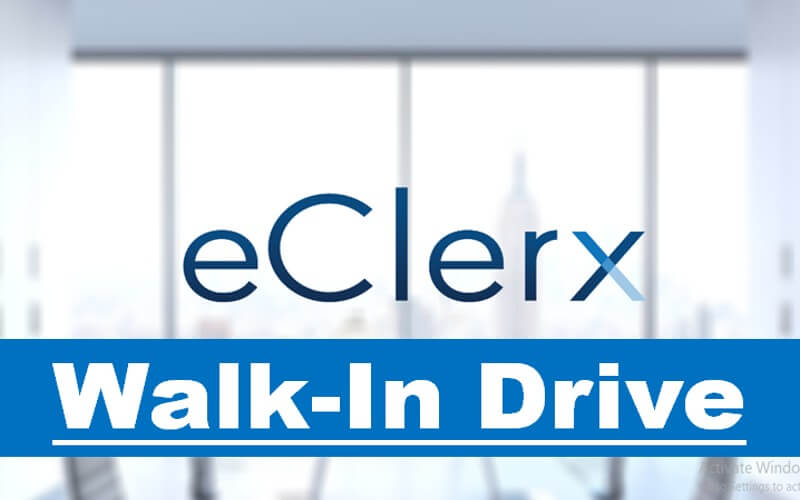 eclerx Walk-in Financial Analyst Drive