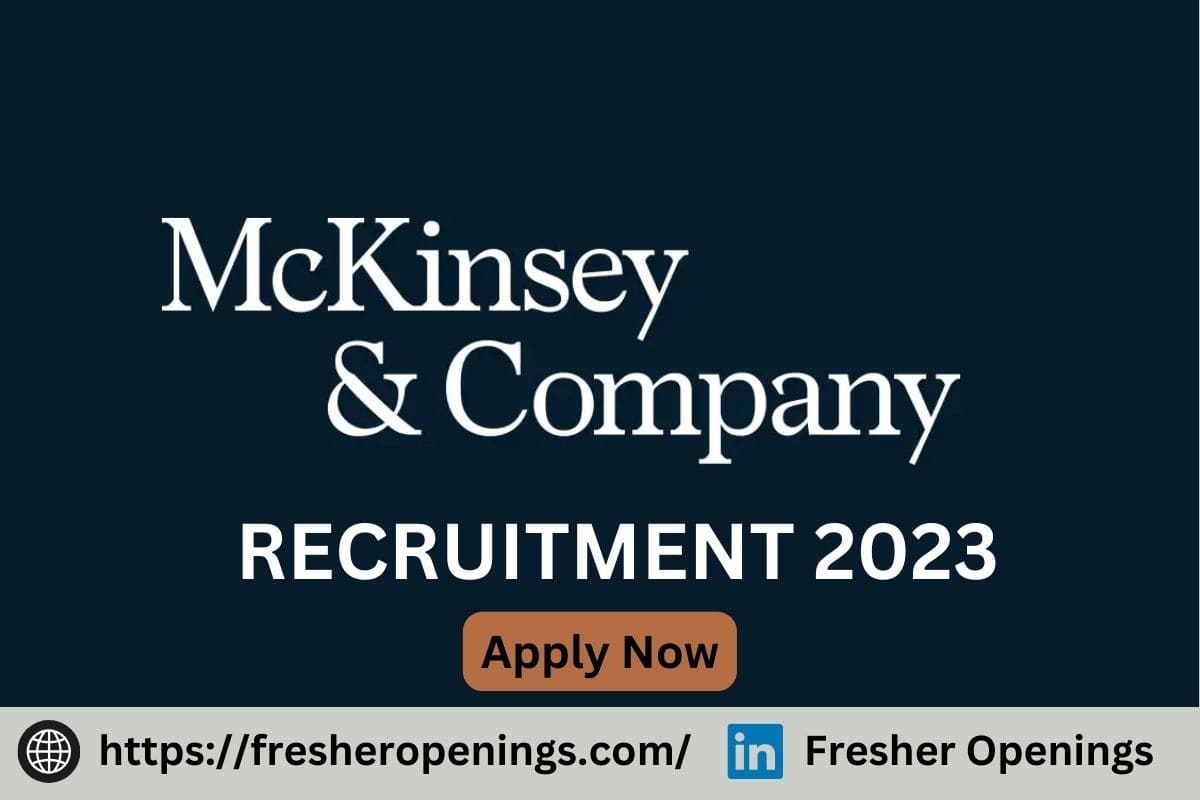 McKinsey Jobs for Freshers 2023-2024