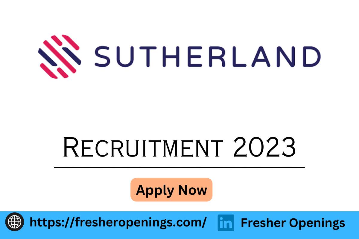 Sutherland Freshers Recruitment 2023