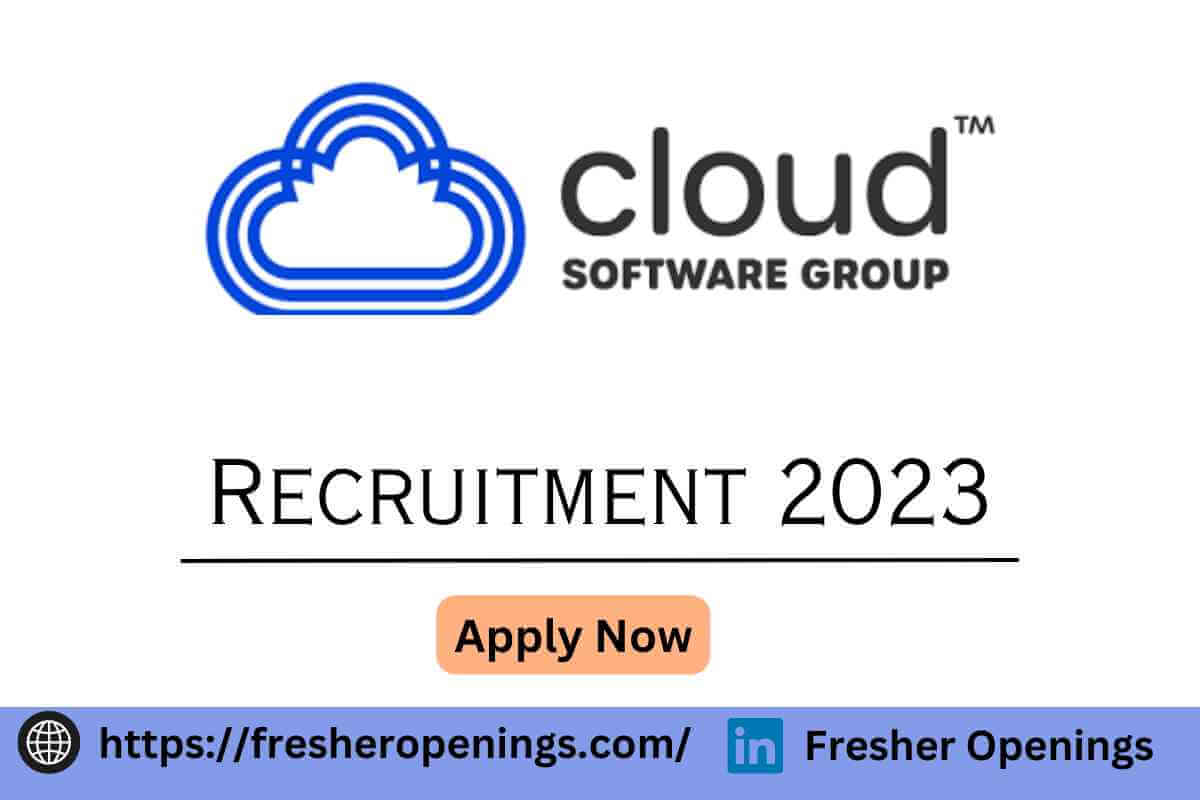 Cloud Software Group Recruitment 2023