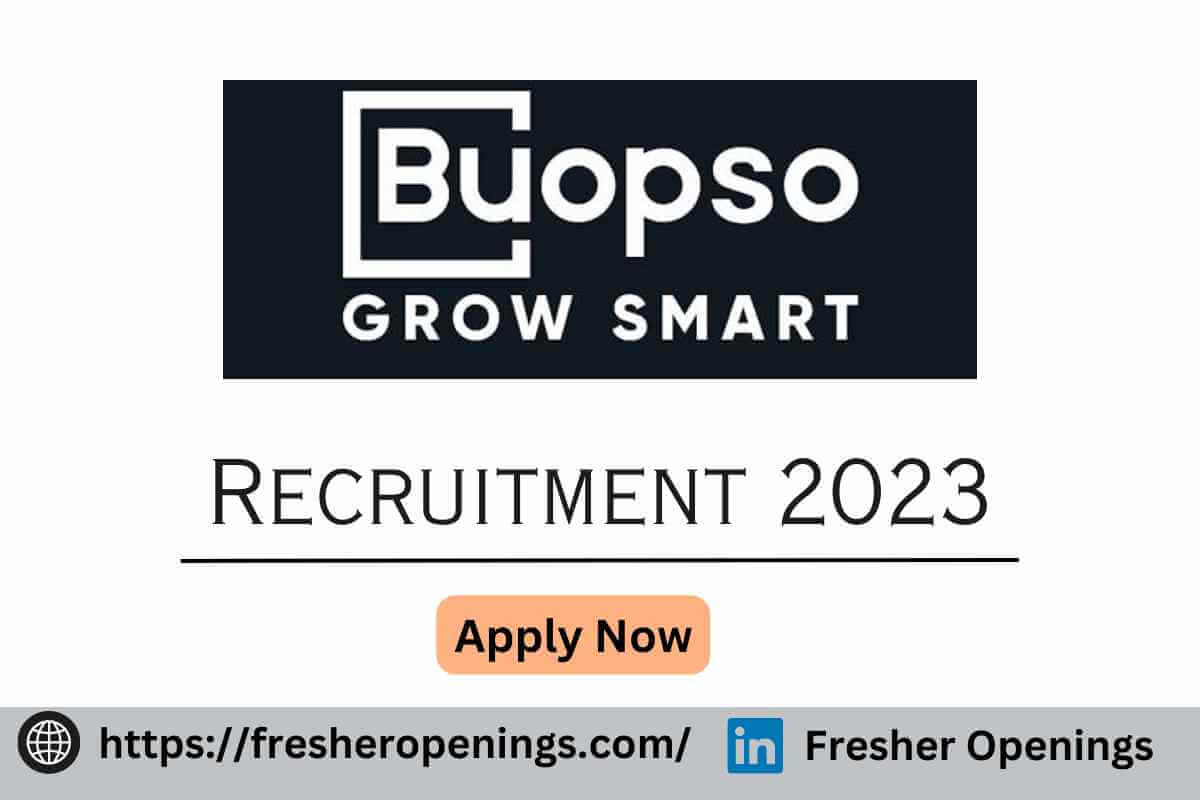 Buopso Recruitment 2023
