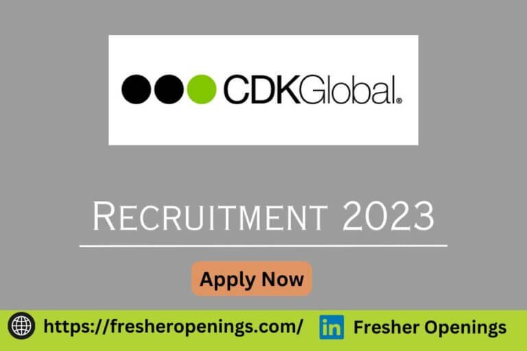 CDK Global Recruitment 2023