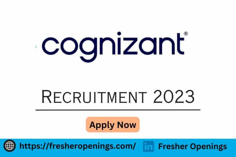 Cognizant Off Campus Recruitment 2023