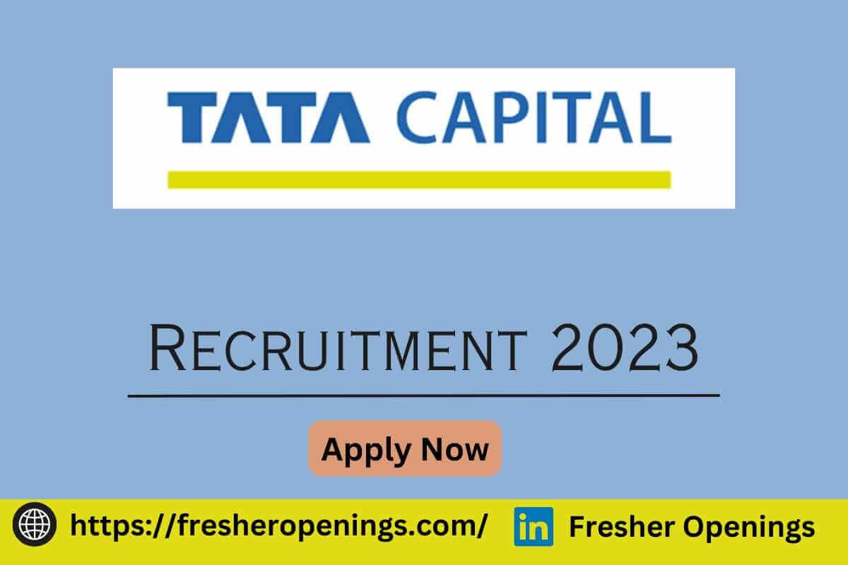 Tata Capital Recruitment 2023