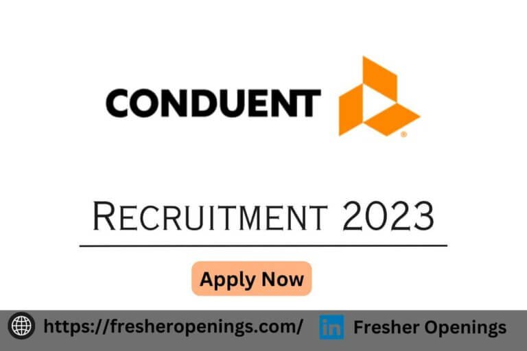 Conduent Off Campus Recruitment 2023