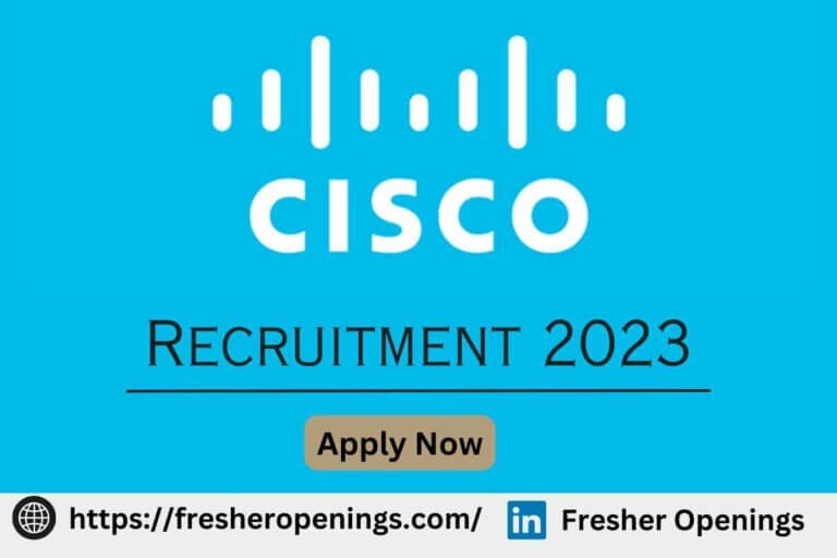 Cisco Off Campus Recruitment 2023