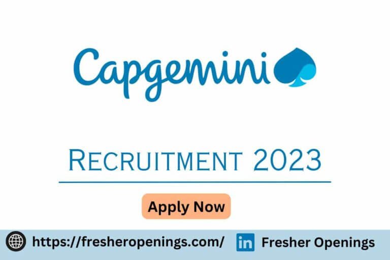 Capgemini Hiring 2023