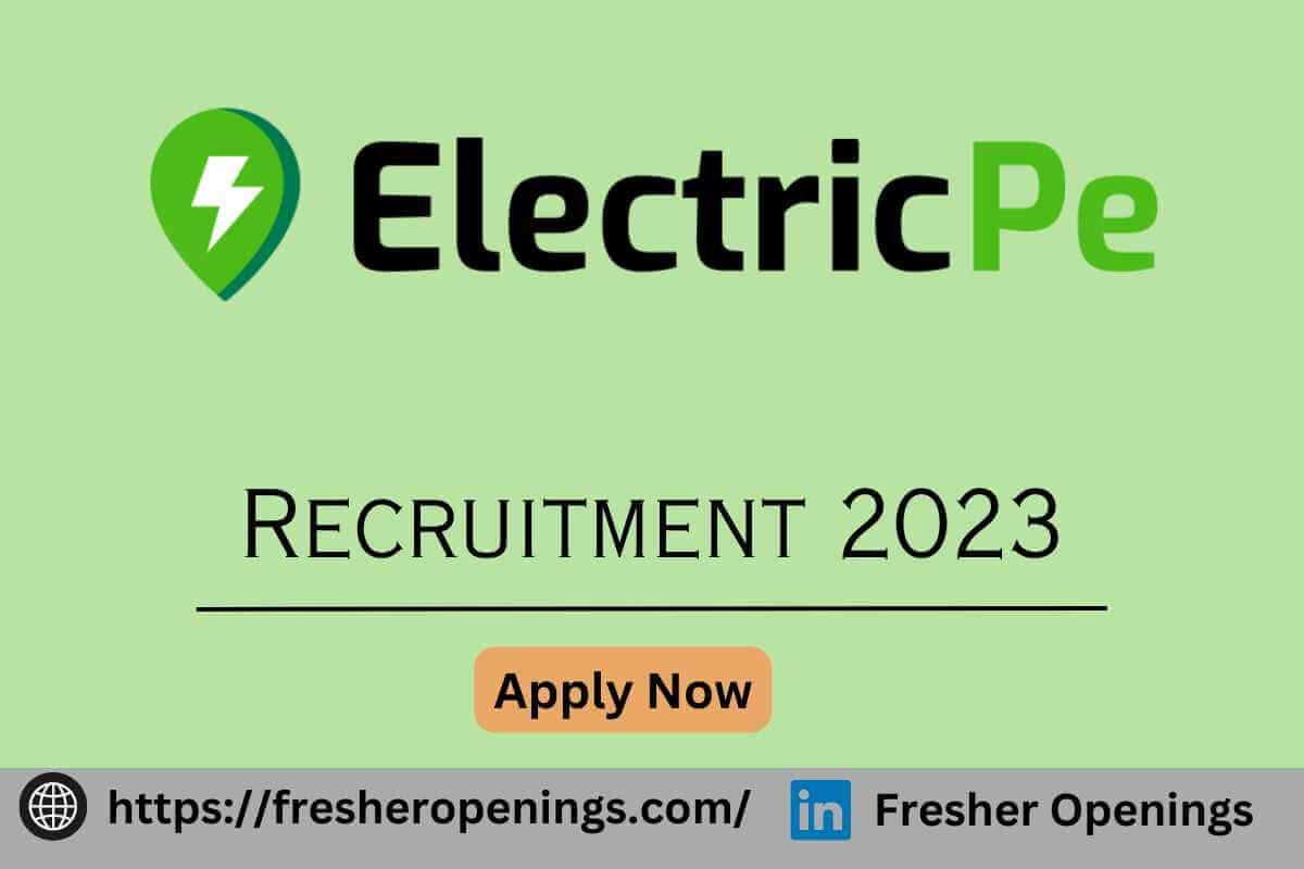ElectricPe Internship Recruitment 2023