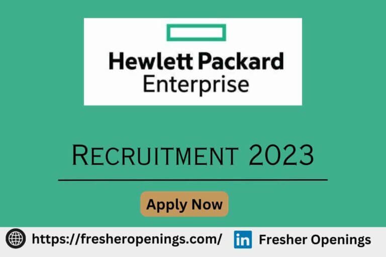 HPE Off Campus Hiring 2023
