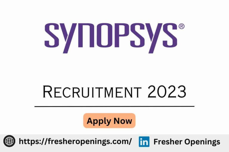 Synopsys Off Campus Hiring 2023