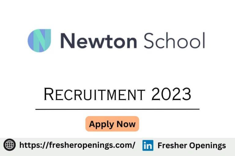 Newton School Recruitment 2023