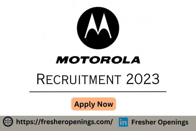 Motorola Careers Recruitment 2023