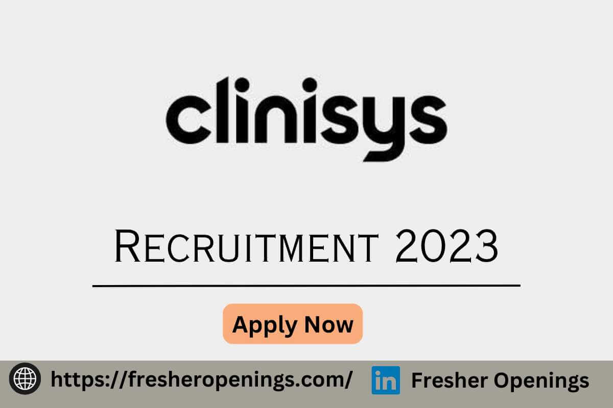 Clinisys Off Campus Hiring 2023