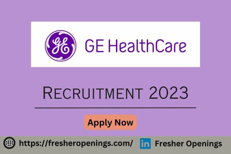 GE Healthcare Careers Recruitment 2023