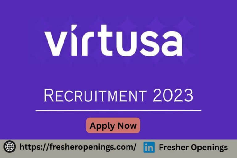 Virtusa Careers Recruitment 2023: