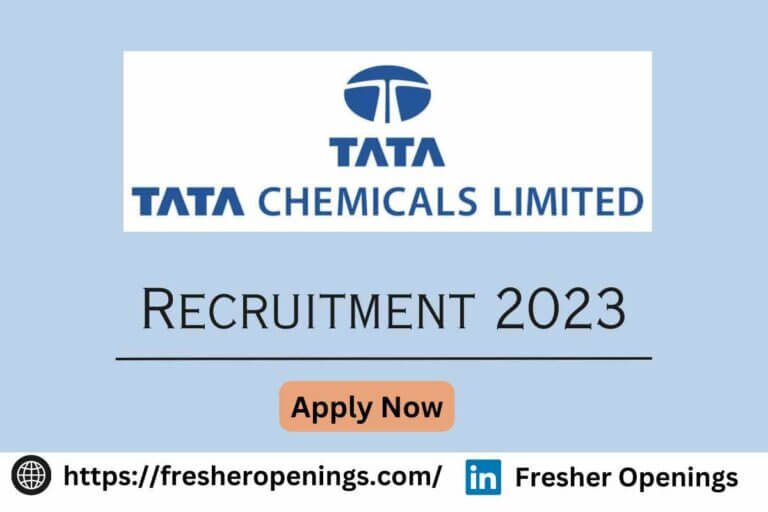 Tata Chemicals Careers 2023