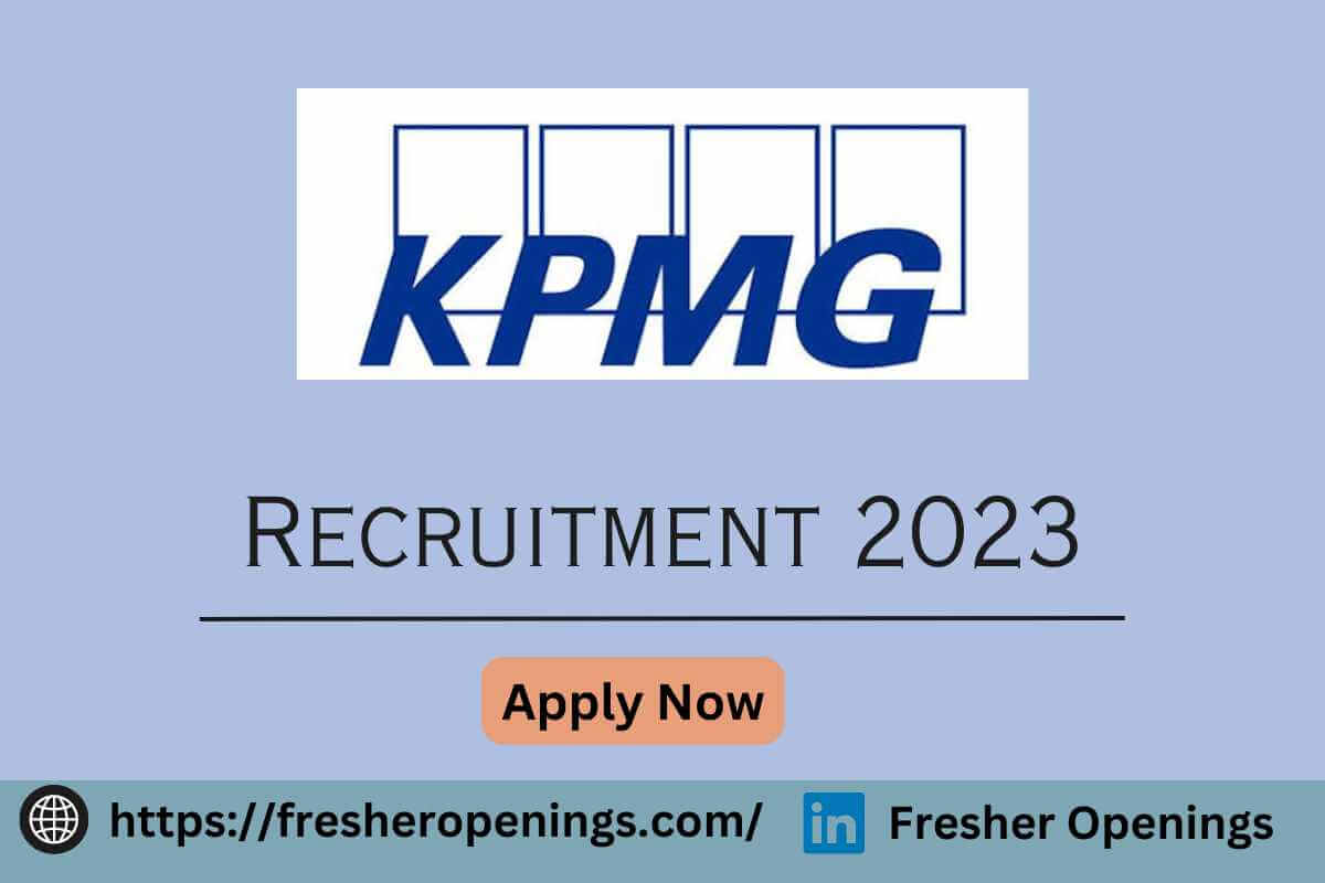 KPMG Careers Recruitment 2023
