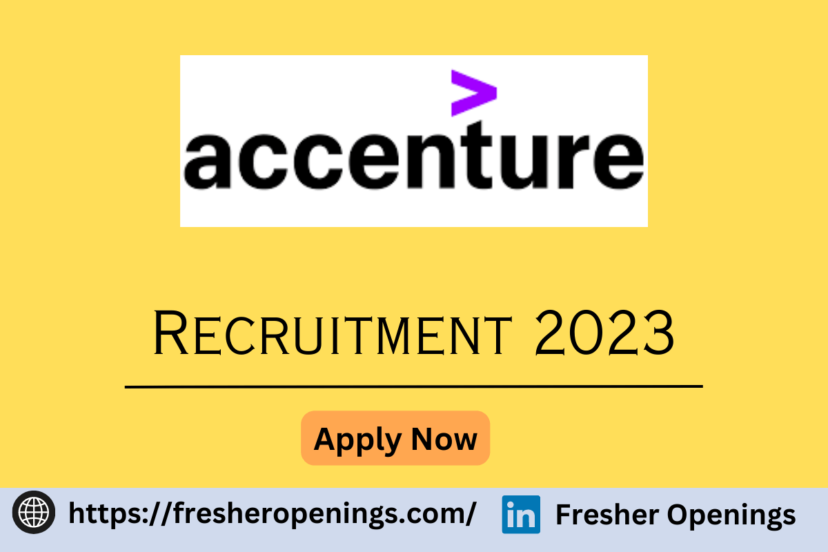 Accenture Off Campus Hiring 2023