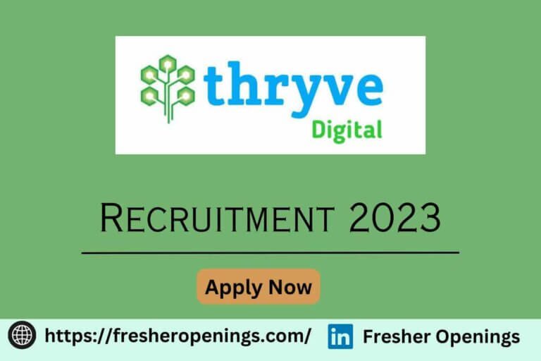 Thryve Digital Off Campus Hiring 2023