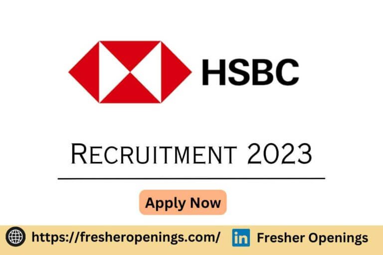 HSBC Off Campus Hiring 2023