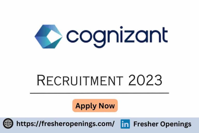 Cognizant Off Campus Hiring 2023
