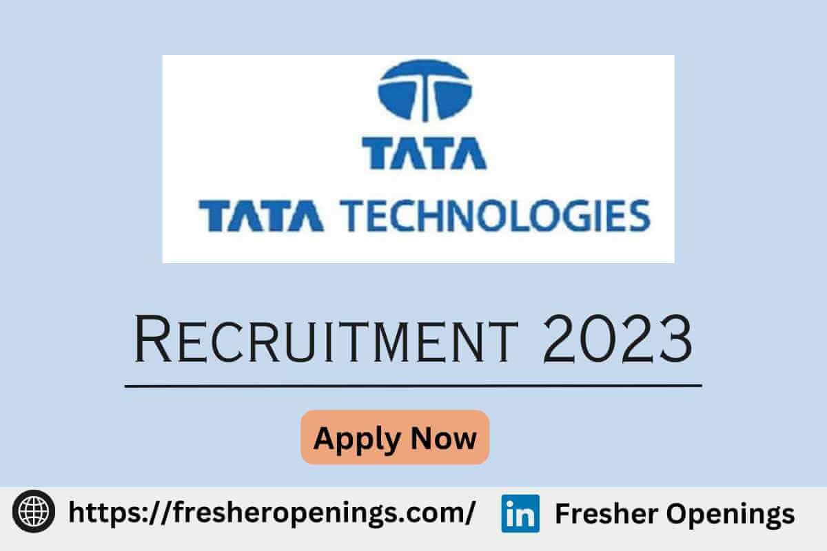 Tata Technologies Recruitment 2023